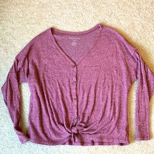 American Eagle Button-Up Sweater